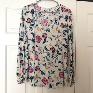 OLD NAVY LONG SLEEVE BLOUSE - XL